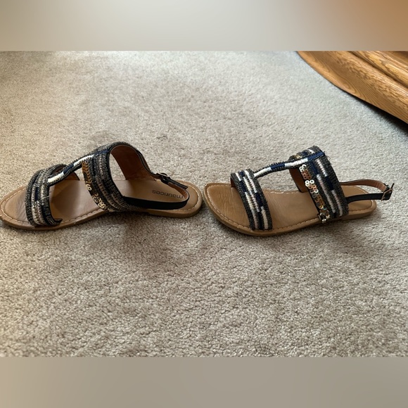 Maurices Sequin Sandals Size: 7 - Picture 3 of 4